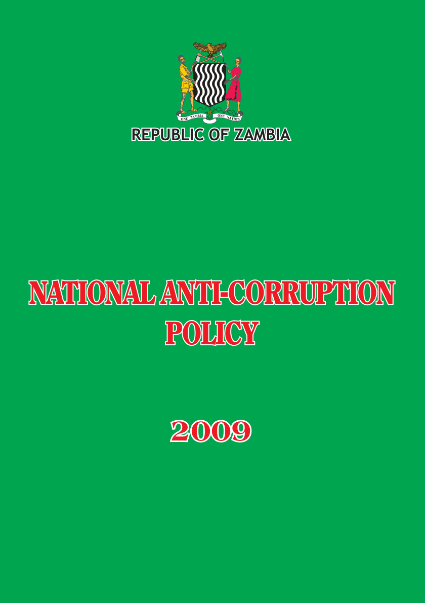 National Anti-Corruption Policy cover