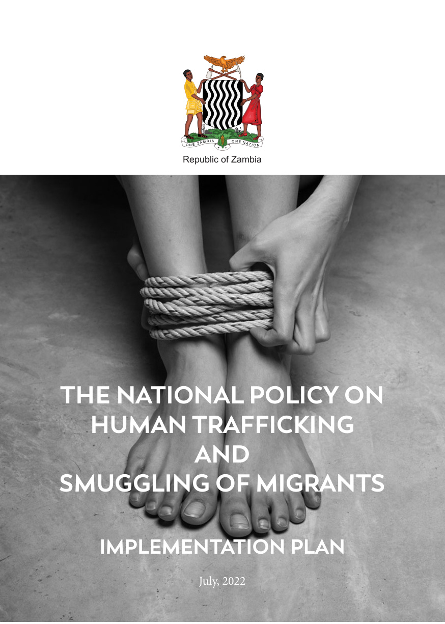 The National Policy on Human Trafficking and Smuggling of Migrants: Implementation Plan cover