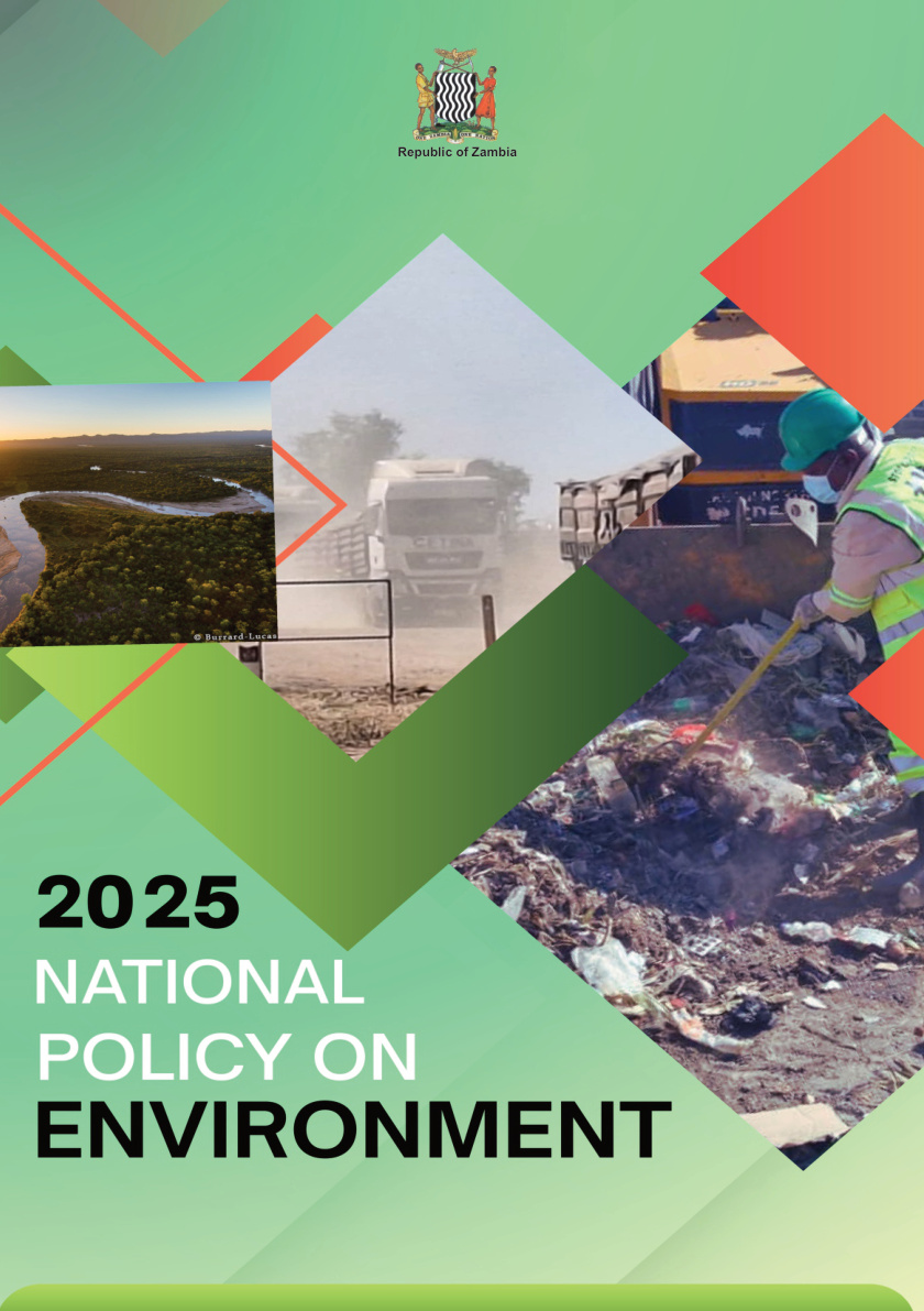 2025 National Policy on Environment (Zambia) cover