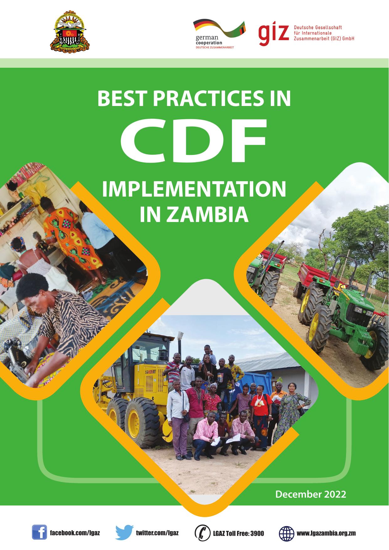 Best Practices in CDF Implementation in Zambia cover