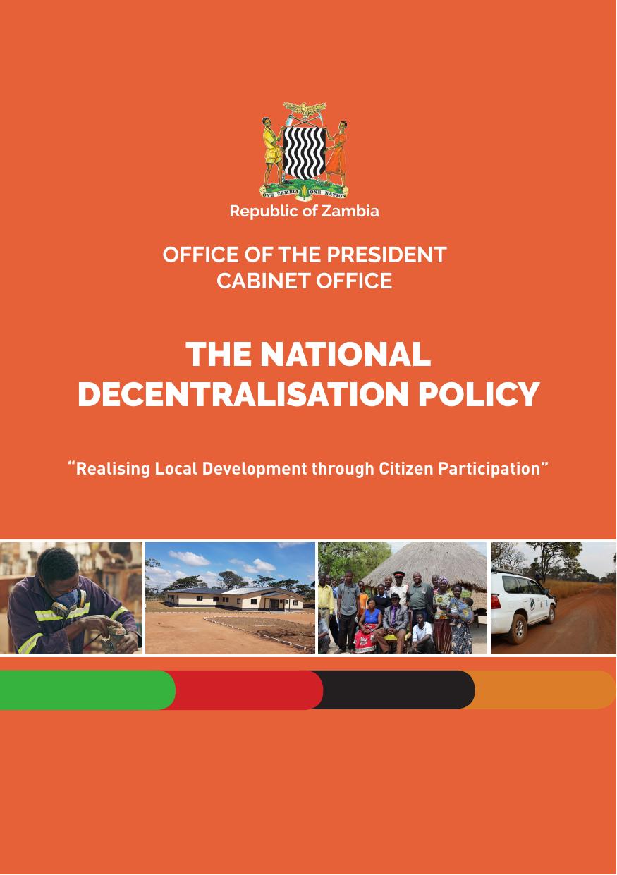 The National Decentralisation Policy cover