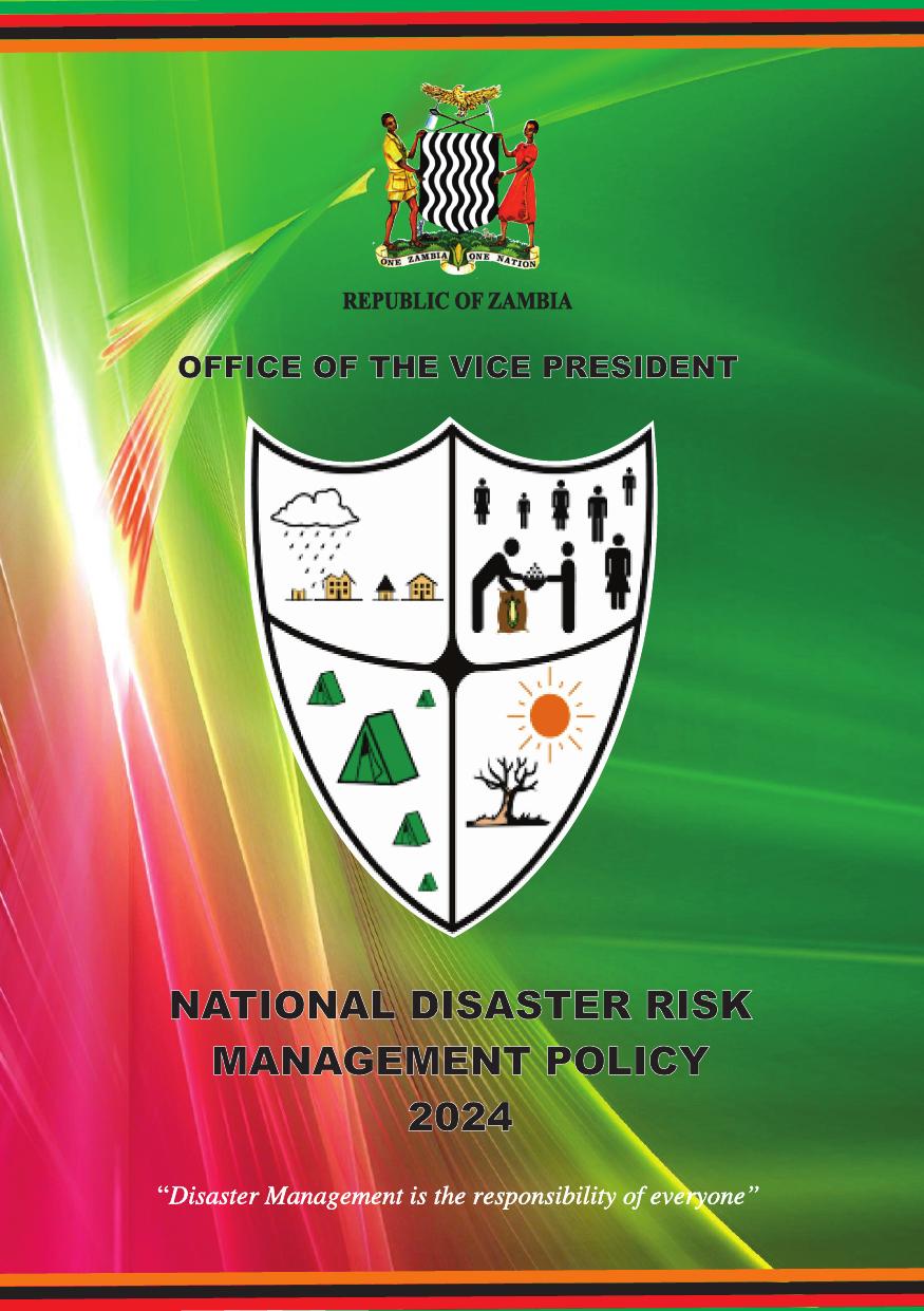 National Disaster Risk Management Policy 2024 cover