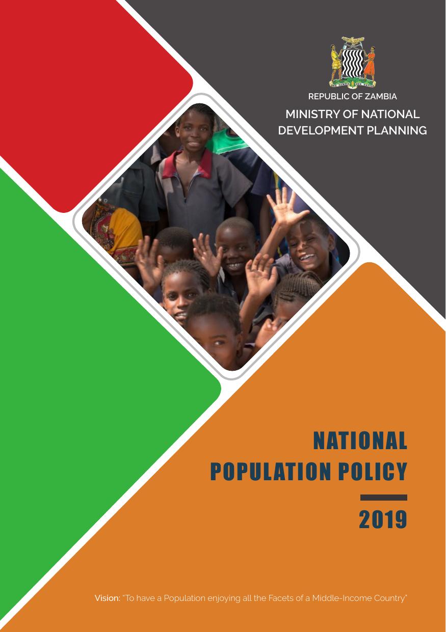National Population Policy 2019 cover