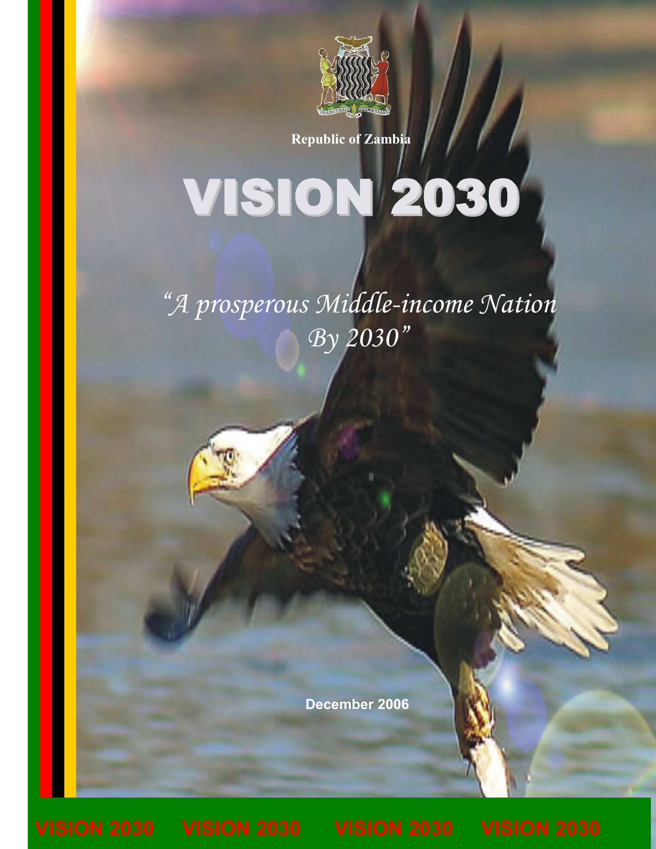 Zambia Vision 2030 cover
