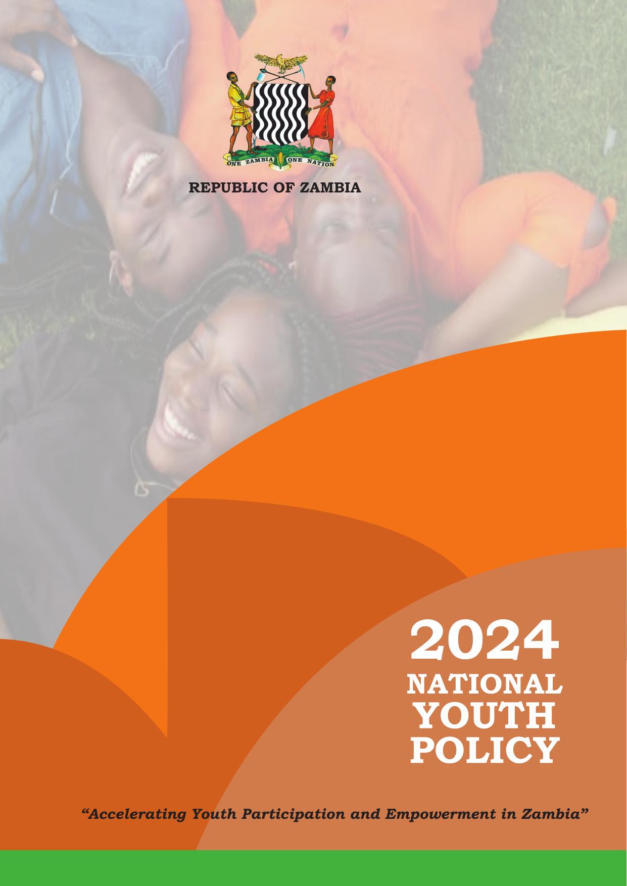 National Youth Policy 2024 cover